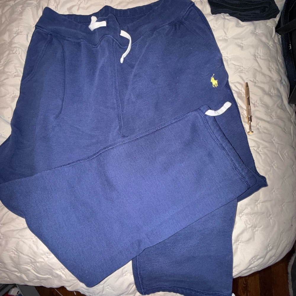 Ralph Lauren Navy Sweatpants with Logo